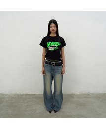 LCDC TM（エルシーディーシーティーエム）の「NONSTOP PRINT T-SHIRTS (BLACK)（Tシャツ/カットソー）」