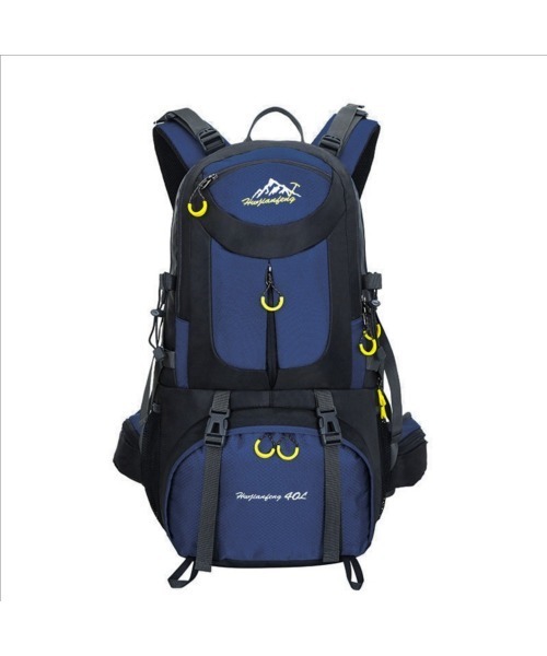 BACKYARD FAMILY(バックヤードファミリー)の「リュック 登山 40l 60l(バックパック/リュック・メンズ・グリーン/レッド/ブルー/ネイビー/オレンジ/ブラック×レッド・40L/60L)」の5枚目の写真