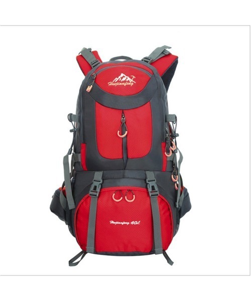 BACKYARD FAMILY(バックヤードファミリー)の「リュック 登山 40l 60l(バックパック/リュック・メンズ・グリーン/レッド/ブルー/ネイビー/オレンジ/ブラック×レッド・40L/60L)」の1枚目の写真