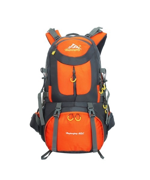 BACKYARD FAMILY(バックヤードファミリー)の「リュック 登山 40l 60l(バックパック/リュック・メンズ・グリーン/レッド/ブルー/ネイビー/オレンジ/ブラック×レッド・40L/60L)」の2枚目の写真
