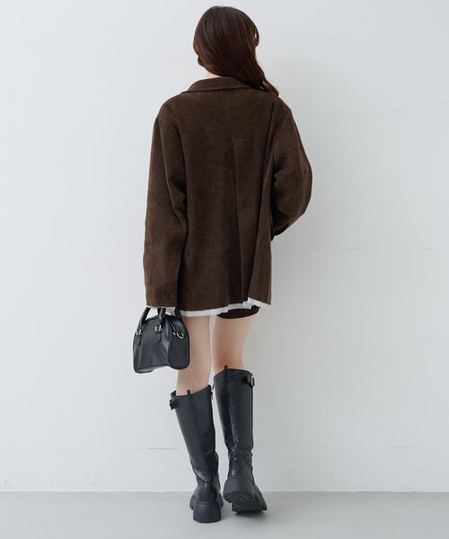 セットアップ対応】コーデュロイライナージャケット（テーラード