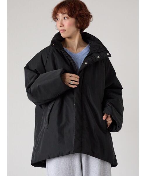 Lugnoncure(ルノンキュール)の「中綿モンスターコート(その他アウター・レディース・ブラック/カーキ/オフホワイト・F)」の2枚目の写真