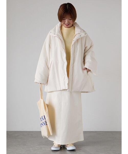 Lugnoncure(ルノンキュール)の「中綿モンスターコート(その他アウター・レディース・ブラック/カーキ/オフホワイト・F)」の5枚目の写真