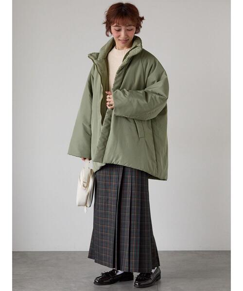Lugnoncure(ルノンキュール)の「中綿モンスターコート(その他アウター・レディース・ブラック/カーキ/オフホワイト・F)」の10枚目の写真
