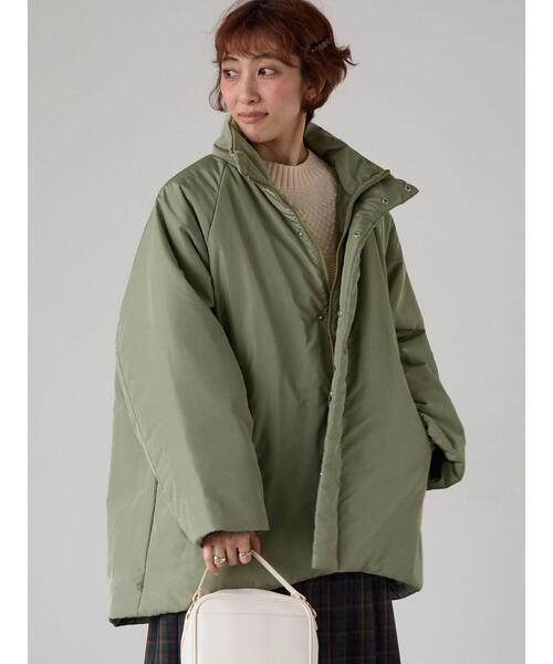 Lugnoncure(ルノンキュール)の「中綿モンスターコート(その他アウター・レディース・ブラック/カーキ/オフホワイト・F)」の11枚目の写真