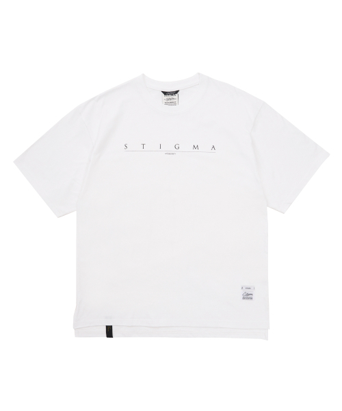STIGMA(スティグマ)の「Serif Oversized Short Sleeves T-Shirts white(Tシャツ/カットソー・メンズ・その他・MEDIUM)」の1枚目の写真