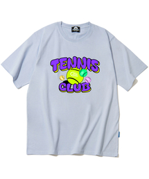 TRIPSHION（トリップション）の「パープルテニスクラブ グラフィックTシャツ - パープル（Tシャツ/カットソー）」