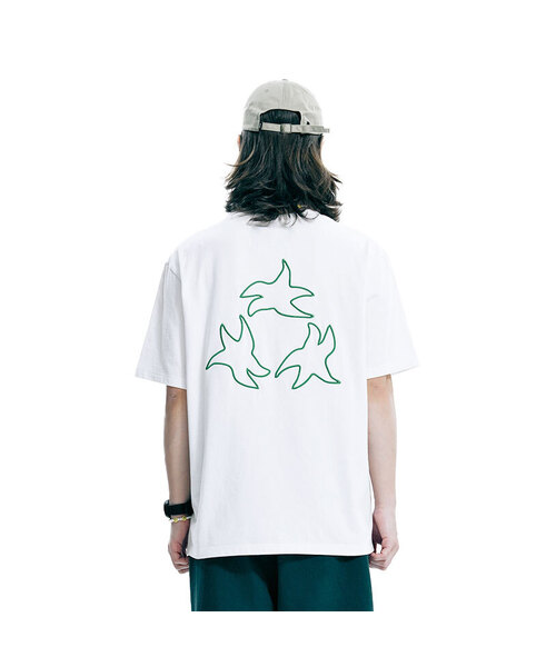 OURPOCKETS(アワーポケッツ)の「アワーポケットシグネチャー シャツ別Tシャツ(ホワイト)(Tシャツ/カットソー・レディース・ホワイト・MEDIUM/X-LARGE)」の1枚目の写真