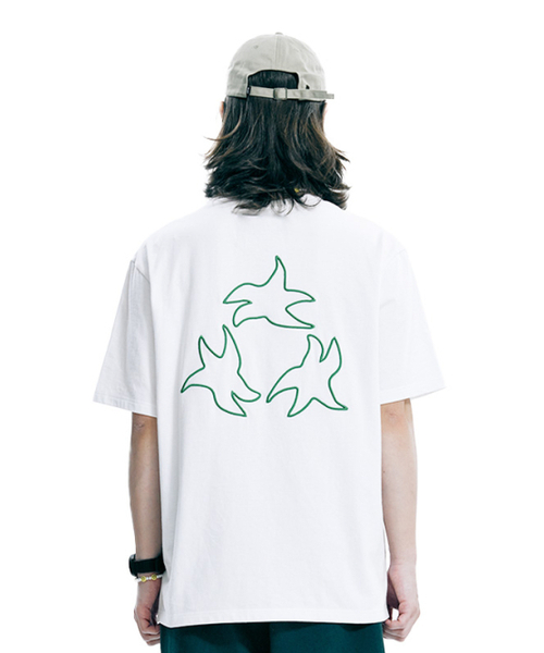 OURPOCKETS(アワーポケッツ)の「アワーポケットシグネチャー シャツ別Tシャツ(ホワイト)(Tシャツ/カットソー・レディース・ホワイト・MEDIUM/X-LARGE)」の2枚目の写真