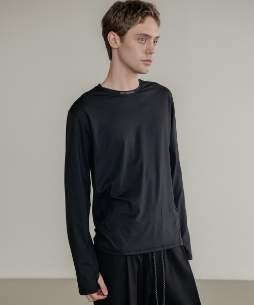 SSIN AND LEE(シンアンドリー)の「アクティブロングスリーブジャージトップブラック(Tシャツ/カットソー・メンズ・その他・MEDIUM/LARGE)」の12枚目の写真