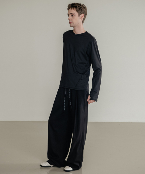 SSIN AND LEE(シンアンドリー)の「アクティブロングスリーブジャージトップブラック(Tシャツ/カットソー・メンズ・その他・MEDIUM/LARGE)」の6枚目の写真