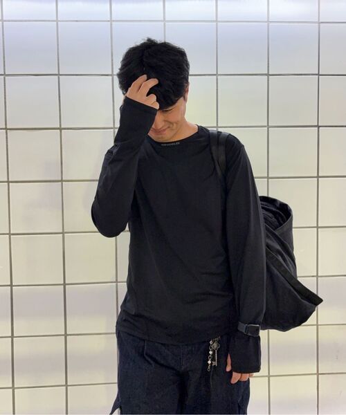 SSIN AND LEE(シンアンドリー)の「アクティブロングスリーブジャージトップブラック(Tシャツ/カットソー・メンズ・その他・MEDIUM/LARGE)」の5枚目の写真