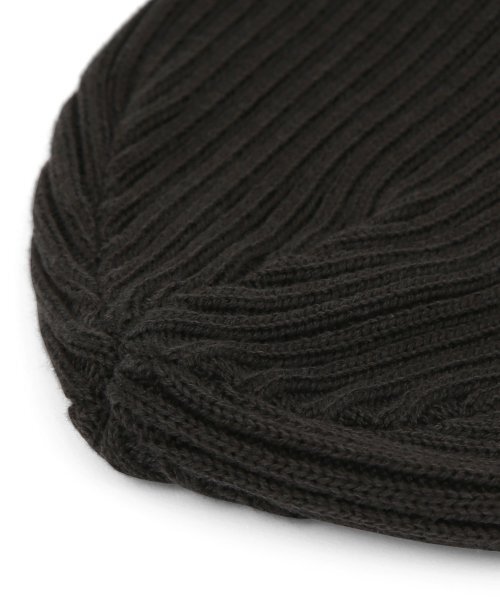 UNDERCONTROL(アンダーコントロール)の「四季用薄手ロングビーニーコットンニット男女共用ロゴビーニーハット BEANIE / CROSS BOX LOGO / R CHARCOAL(ニットキャップ/ビーニー・メンズ・その他・FREE)」の7枚目の写真