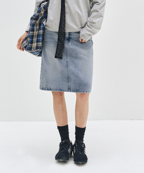 DECET WOMEN（デケット ウーマン）の「Signature Midi Skirt DCSK002LIGHTBLUE（スカート・レディース・その他・X-SMALL/SMALL/MEDIUM）」の6枚目の写真