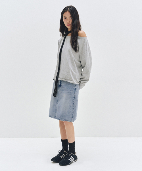 DECET WOMEN（デケット ウーマン）の「Signature Midi Skirt DCSK002LIGHTBLUE（スカート・レディース・その他・X-SMALL/SMALL/MEDIUM）」の8枚目の写真
