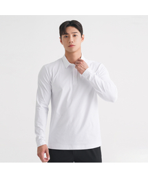 SKULLPIG（スカルピグ）の「SMT25062-02 中毒コンフォートカラーTシャツ（ロングスリーブ）ホワイト（Tシャツ/カットソー）」