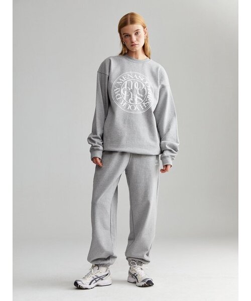 MENASOO(ミナス)の「UNISEX_CIRCLE LOGO SWEATSHIRT_GRAY(スウェット・レディース・グレー・F)」の5枚目の写真