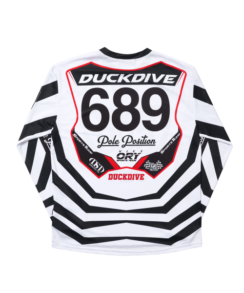 DUCKDIVE（ダックダイブ）の「SuperCube Mesh Jersey Long Sleeve White（Tシャツ/カットソー・メンズ・その他・MEDIUM/LARGE/X-LARGE）」の2枚目の写真