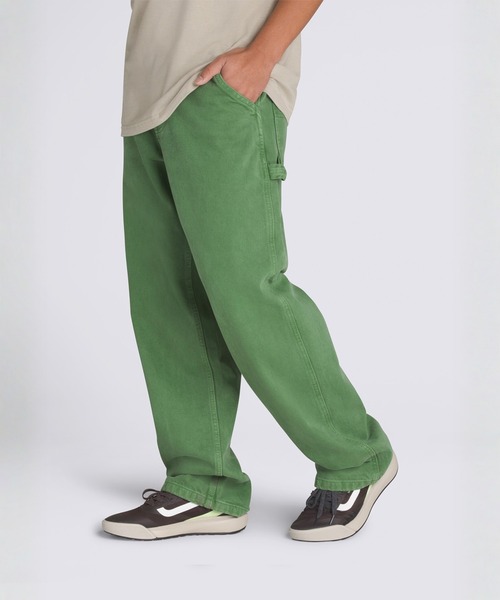 VANS(バンズ)の「ドリルチョア カーペンター ルーズデニムパンツ / Drill Chore Carpenter Loose De VN000M28BR11(デニムパンツ・メンズ・グリーン・34inch/32inch/30inch/28inch)」の4枚目の写真