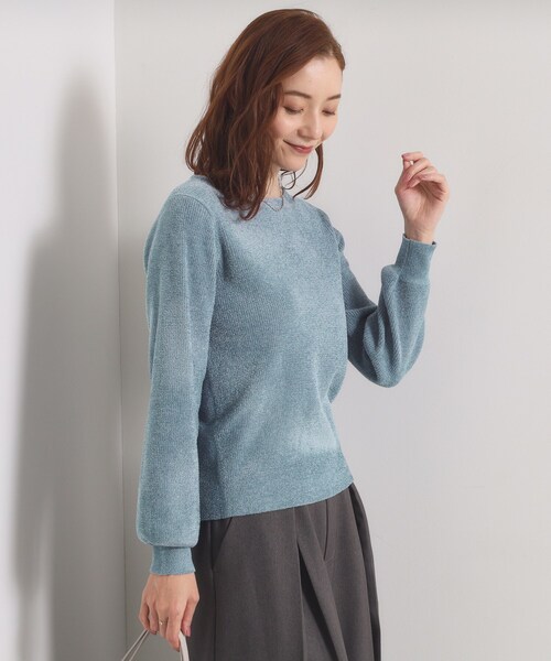 ITS'DEMO（イッツデモ）の「【毛玉防止／洗濯機OK】ボートネックモールニット（ニット/セーター・レディース・ピンク/ワインレッド/チャコールグレー/アイボリー/ベージュ/グリーン系・00）」の20枚目の写真