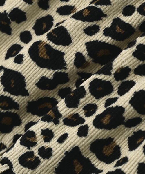 SIS(エスアイエス)の「SIS/エスアイエス/Leopard skirt(スカート・レディース・ホワイト/ブラウン・F)」の3枚目の写真
