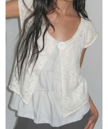 Big Button Cardigan Ivory