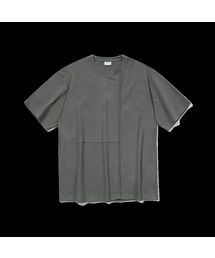 NEEDLEPOINT & PATCH T-SHIRT_STONE