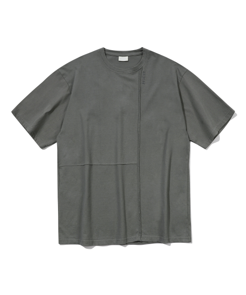 EPISODE UNTITLED(エピソードアンタイトルド)の「NEEDLEPOINT & PATCH T-SHIRT_STONE(Tシャツ/カットソー・レディース・その他・2/3)」の2枚目の写真