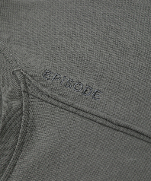 EPISODE UNTITLED(エピソードアンタイトルド)の「NEEDLEPOINT & PATCH T-SHIRT_STONE(Tシャツ/カットソー・レディース・その他・2/3)」の5枚目の写真