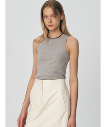 Basic Tank Top, Melange Gray