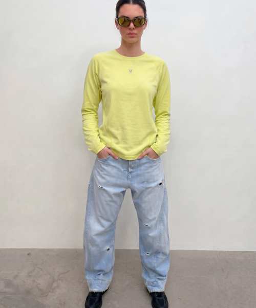 FIELDMANUAL(フィールドマニュアル)の「フロー ロングスリーブTシャツ レモン(Tシャツ/カットソー・メンズ・その他・SMALL/MEDIUM/LARGE)」の1枚目の写真