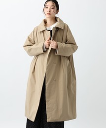 studio CLIP | 《natural by clip》コットンナイロン中綿ロングコート(チェスターコート)