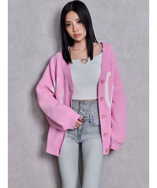 GYDA（ジェイダ）の「Symmetry GYDAバインダートップス（Tシャツ/カットソー・レディース・ブラック/オフホワイト・FREE）」の15枚目の写真