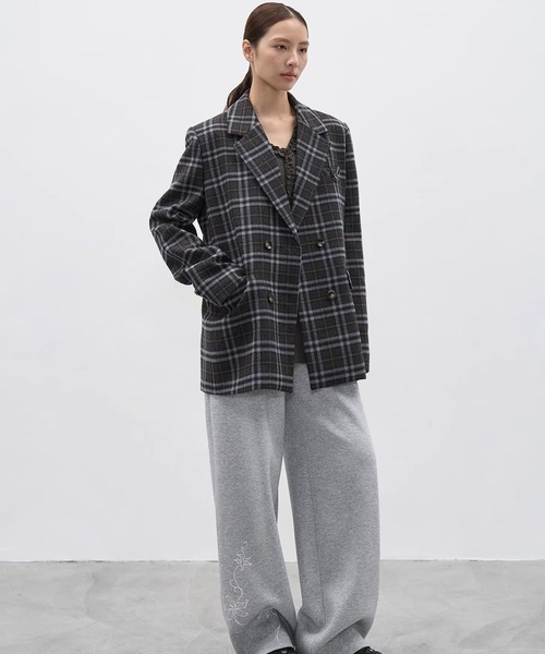 EIGHTHMONTH(エイスマンス)の「フリルライントップス EM25a173【EIGHTHMONTH】(Tシャツ/カットソー・レディース・アイボリー/ダークグレー・S/M)」の15枚目の写真