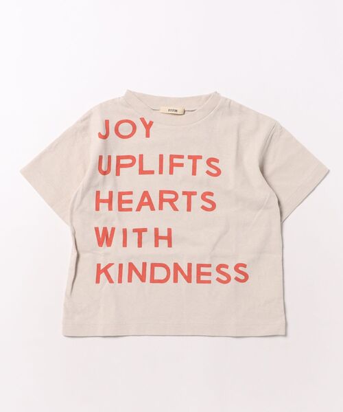 FITH（フィス）の「Old Cotton JOY Tee（Tシャツ/カットソー・キッズ・ブラック/ベージュ・115/125）」の2枚目の写真
