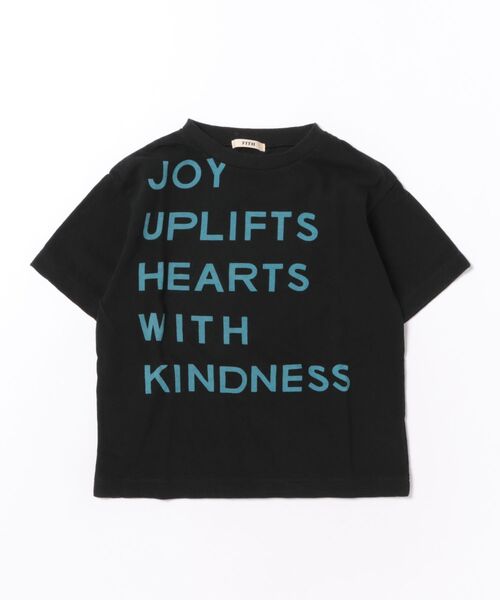 FITH（フィス）の「Old Cotton JOY Tee（Tシャツ/カットソー・キッズ・ブラック/ベージュ・115/125）」の4枚目の写真