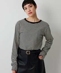 THE PAUSE | 【THE PAUSE】ボーダーロンTEE(Tシャツ/カットソー)