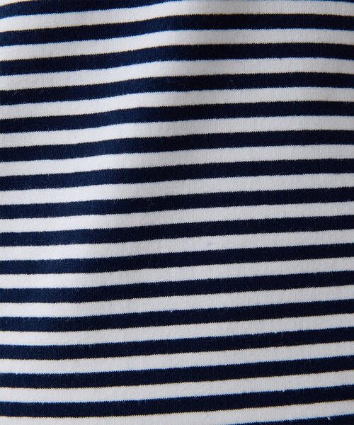 THE PAUSE（ザ ポーズ）の「【THE PAUSE】ボーダーロンTEE（Tシャツ/カットソー・レディース・ブラック/ネイビー・FREE）」の8枚目の写真