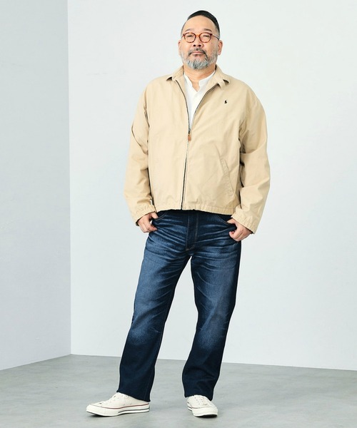 EDWIN(エドウィン)の「【大きいサイズ】ジャージーズ レギュラーストレートパンツ【スタンダードモデル】(デニムパンツ・メンズ・ブルー系その他/ブルー/ブラック系その他/ダークインディゴブルー/ベージュ/インディゴブルー・40/38/42/36/46/50/48/44)」の6枚目の写真