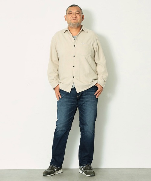 EDWIN(エドウィン)の「【大きいサイズ】ジャージーズ レギュラーストレートパンツ【スタンダードモデル】(デニムパンツ・メンズ・ブルー系その他/ブルー/ブラック系その他/ダークインディゴブルー/ベージュ/インディゴブルー・40/38/42/36/46/50/48/44)」の5枚目の写真