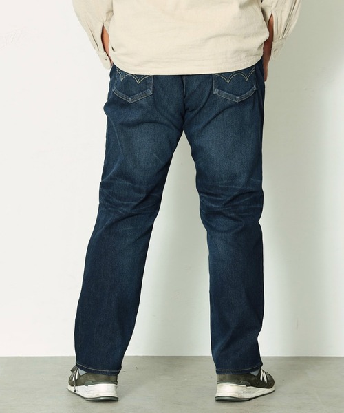 EDWIN(エドウィン)の「【大きいサイズ】ジャージーズ レギュラーストレートパンツ【スタンダードモデル】(デニムパンツ・メンズ・ブルー系その他/ブルー/ブラック系その他/ダークインディゴブルー/ベージュ/インディゴブルー・40/38/42/36/46/50/48/44)」の8枚目の写真