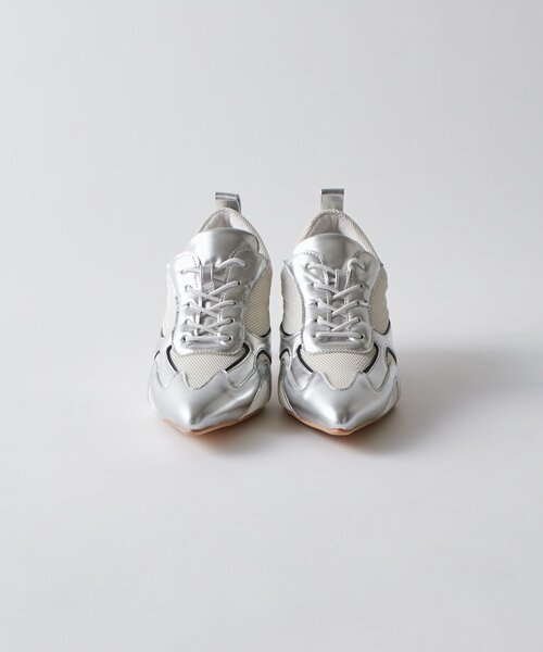 WHO'S WHO gallery(フーズフーギャラリー)の「MESH HEEL SNEAKERS(スニーカー・レディース・ブラック/オフホワイト・X-LARGE/LARGE/MEDIUM)」の11枚目の写真