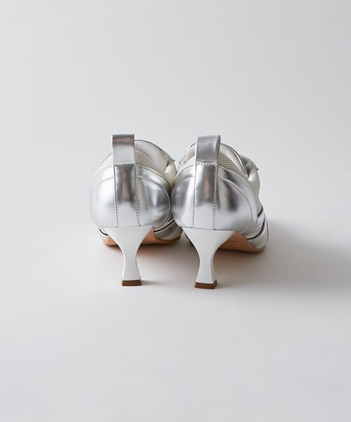 WHO'S WHO gallery(フーズフーギャラリー)の「MESH HEEL SNEAKERS(スニーカー・レディース・ブラック/オフホワイト・X-LARGE/LARGE/MEDIUM)」の12枚目の写真