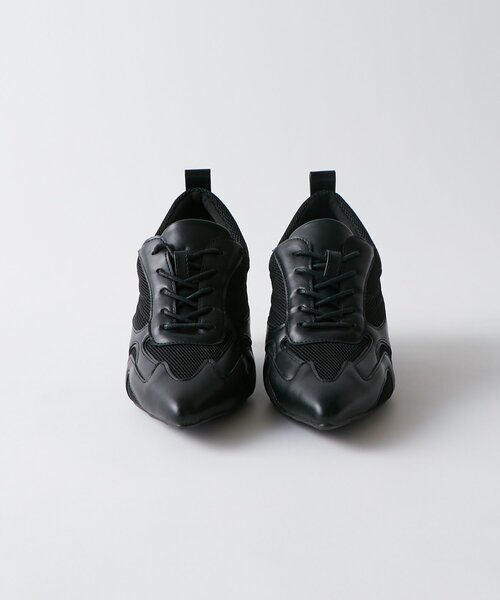 WHO'S WHO gallery(フーズフーギャラリー)の「MESH HEEL SNEAKERS(スニーカー・レディース・ブラック/オフホワイト・X-LARGE/LARGE/MEDIUM)」の16枚目の写真