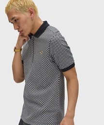 FRED PERRY(�t���b�h�y���[)��Chequerboard Polo Shirt�^�`�F�b�J�[�{�[�h�|���V���c(�|���V���c)