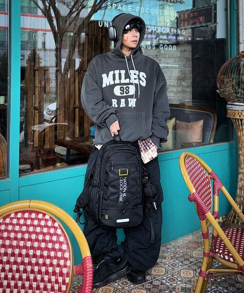 THE MILE（ザマイル）の「マイルス ロウ スウェット フード NAVY（パーカー・メンズ・ネイビー・S/M/L/XL）」の17枚目の写真