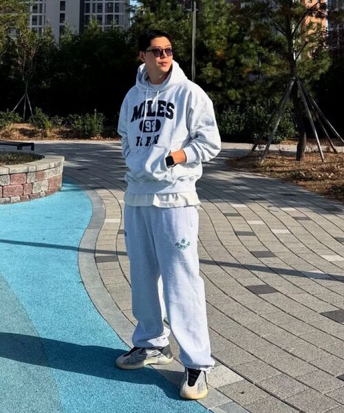 THE MILE（ザマイル）の「マイルス ロウ スウェット フード NAVY（パーカー・メンズ・ネイビー・S/M/L/XL）」の18枚目の写真