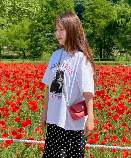ROIDESROIS(ロワデロワ)の「キトンキャットプリント半袖Tシャツ(ホワイト)(Tシャツ/カットソー・レディース・その他・M/L/2XL/XL/S)」の16枚目の写真