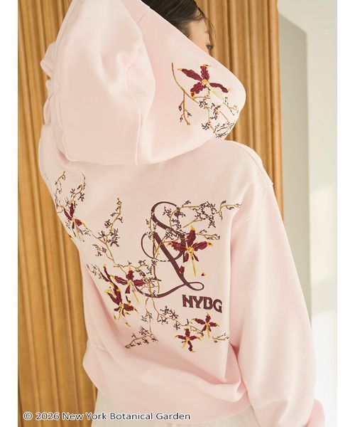SNIDEL（スナイデル）の「NYBG エンブロイダリーフーディー（パーカー・レディース・ライトピンク/ホワイト/グレー・F）」の16枚目の写真