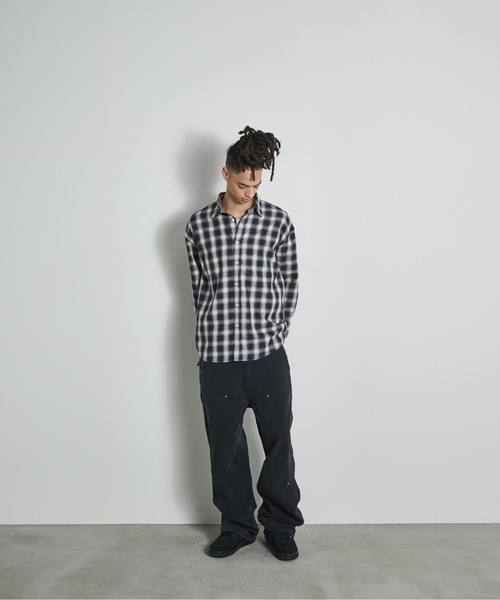 BLANK HOTEL(ブランクホテル)の「Vintage Washed 3D Design Work Pants / ビンテージウォッシュ3Dデザインワークパンツ(その他パンツ・メンズ・オリーブ/ブラック・L/M/S)」の13枚目の写真